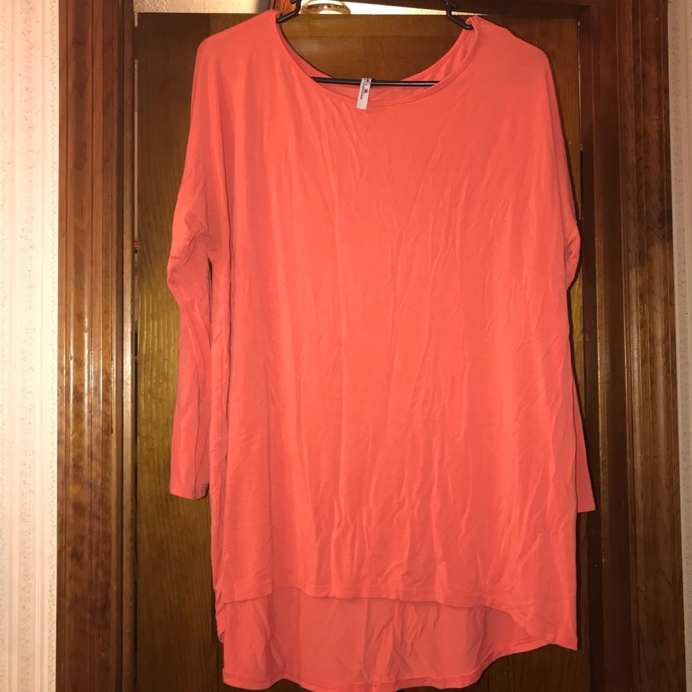 EUC Boutique Brand Super-line Coral Tunic